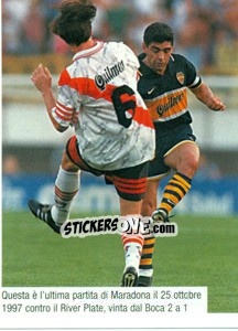 Sticker Figurina 265 - Maradona Il Più Grande n. 265 - Preziosi