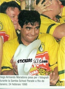 Sticker Figurina 273 - Maradona Il Più Grande n. 273 - Preziosi