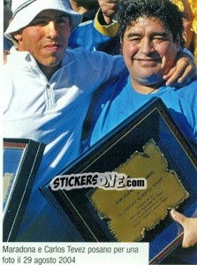 Sticker Figurina 282 - Maradona Il Più Grande n. 282 - Preziosi
