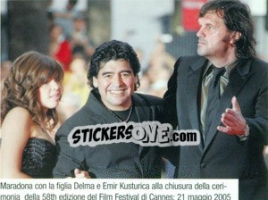 Figurina Figurina 284 - Maradona Il Più Grande - Preziosi