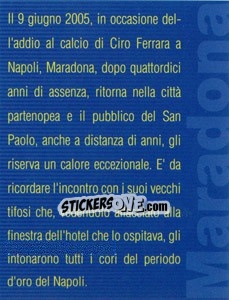 Sticker Figurina 286 - Maradona Il Più Grande - Preziosi