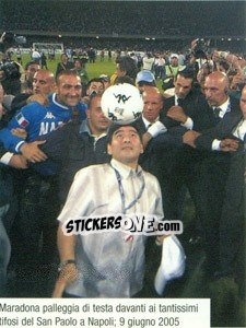 Sticker Figurina 288 - Maradona Il Più Grande n. 288 - Preziosi