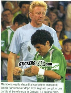 Sticker Figurina 289 - Maradona Il Più Grande n. 289 - Preziosi