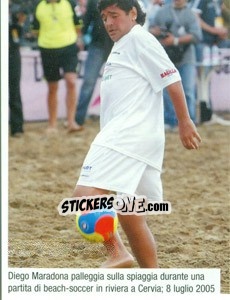Sticker Figurina 290 - Maradona Il Più Grande n. 290 - Preziosi
