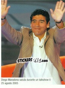 Sticker Figurina 293 - Maradona Il Più Grande - Preziosi