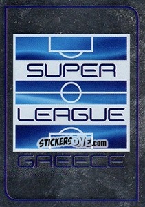 Sticker Superleague Logo - Superleague Greca 2014-2015 n. 3 - Panini