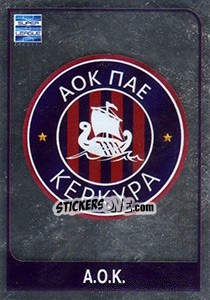Sticker A.O.K. Emblem - Superleague Ελλάδα 2014-2015 - Panini