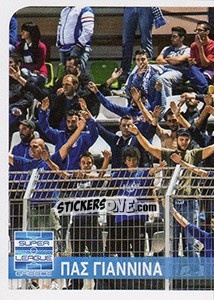 Sticker PAS Giannina Fans - Superleague Greca 2014-2015 n. 50 - Panini