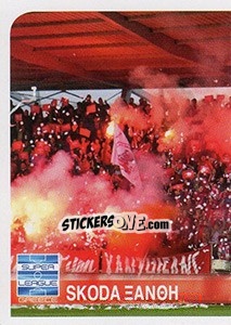 Sticker Skoda Xanthi Fans - Superleague Greca 2014-2015 n. 56 - Panini