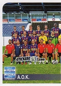 Cromo Team - Superleague Greca 2014-2015 n. 168 - Panini