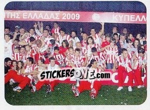 Sticker Champions (Olympiakos FC) - Superleague Ελλάδα 2009-2010 n. 5 - Panini