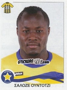 Cromo Chigozie Shaloze - Superleague Ελλάδα 2009-2010 n. 64 - Panini