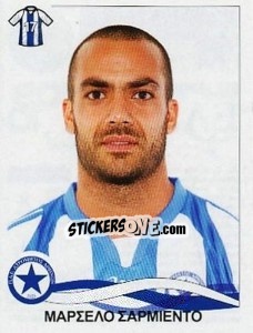 Sticker Sarmiento Marcelo - Superleague Ελλάδα 2009-2010 - Panini
