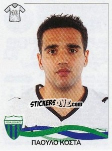 Sticker Costa Paulo - Superleague Ελλάδα 2009-2010 n. 160 - Panini