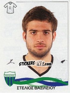 Figurina Vasiliou Stelios - Superleague Ελλάδα 2009-2010 n. 166 - Panini