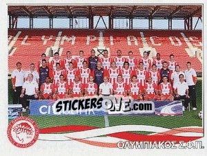 Cromo Team Photo - Superleague Ελλάδα 2009-2010 - Panini