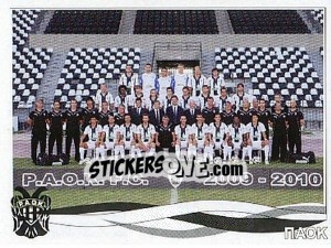 Figurina Team Photo - Superleague Ελλάδα 2009-2010 - Panini