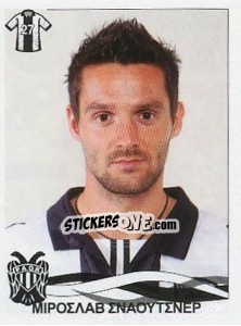 Sticker Sznaucner Miroslaw - Superleague Ελλάδα 2009-2010 - Panini