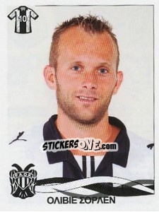 Sticker Sorlin Olivier - Superleague Ελλάδα 2009-2010 n. 283 - Panini