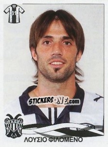 Sticker Filomeno Lucio - Superleague Ελλάδα 2009-2010 n. 289 - Panini