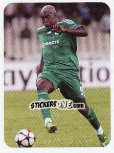 Sticker Cisse Djibril - Superleague Ελλάδα 2009-2010 n. 333 - Panini