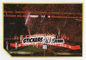 Sticker Champions (Olympiakos) - Superleague Ελλάδα 2012-2013 - Panini