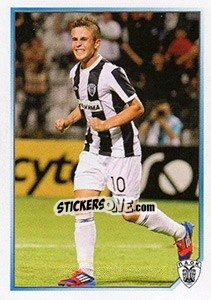 Sticker Dimitris Pelkas (PAOK) - Superleague Ελλάδα 2012-2013 n. 24 - Panini