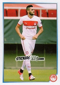 Sticker Charalampos Lykogiannis (Olympiakos) - Superleague Ελλάδα 2012-2013 n. 26 - Panini