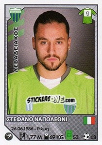 Sticker Stefano Napoleoni - Superleague Ελλάδα 2012-2013 - Panini