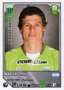 Sticker Mauro Poy - Superleague Ελλάδα 2012-2013 - Panini