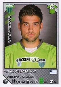 Figurina Stelios Vasiliou - Superleague Ελλάδα 2012-2013 n. 180 - Panini