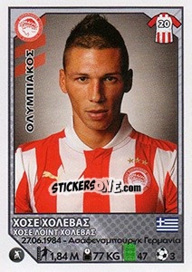 Sticker Jose Holebas - Superleague Ελλάδα 2012-2013 n. 188 - Panini