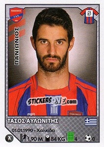 Sticker Tasos Avlonitis - Superleague Ελλάδα 2012-2013 - Panini