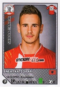 Sticker Enea Caqollari - Superleague Ελλάδα 2012-2013 - Panini