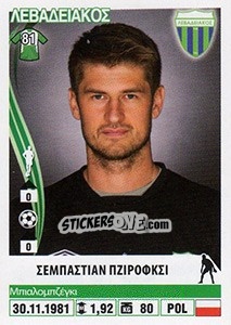 Sticker Sebastian Przyrowski - Superleague Ελλάδα 2013-2014 n. 160 - Panini