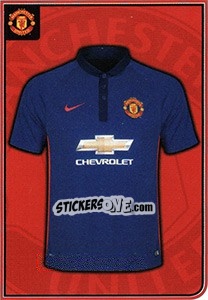 Sticker Third Kit - Manchester United 2014-2015 n. 6 - Panini