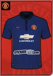 Cromo Third Kit - Manchester United 2014-2015 - Panini