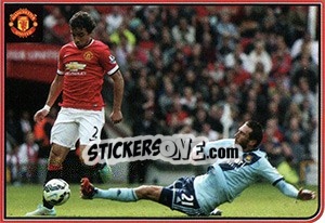 Sticker Rafael Da Silva - Manchester United 2014-2015 n. 16 - Panini