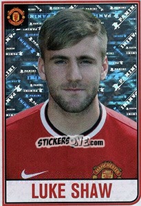 Sticker Luke Shaw - Manchester United 2014-2015 n. 17 - Panini