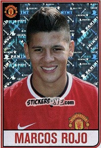 Sticker Marcos Rojo - Manchester United 2014-2015 n. 27 - Panini