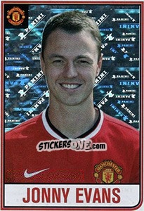 Sticker Jonny Evans - Manchester United 2014-2015 n. 32 - Panini