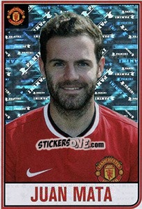Sticker Juan Mata - Manchester United 2014-2015 - Panini