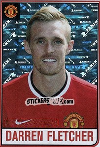 Sticker Darren Fletcher - Manchester United 2014-2015 n. 115 - Panini