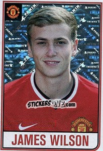 Sticker James Wilson - Manchester United 2014-2015 n. 150 - Panini