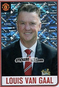 Sticker Louis van Gaal - Manchester United 2014-2015 n. 162 - Panini