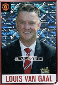 Cromo Louis van Gaal - Manchester United 2014-2015 - Panini