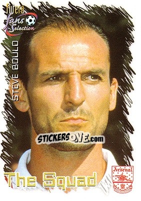 Cromo Steve Bould - Arsenal Fans' Selection 1999 - Futera
