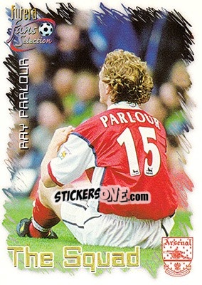 Sticker Ray Parlour - Arsenal Fans' Selection 1999 - Futera