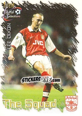 Cromo Lee Dixon - Arsenal Fans' Selection 1999 - Futera