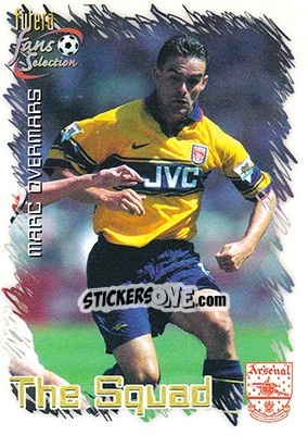 Sticker Marc Overmars - Arsenal Fans' Selection 1999 - Futera